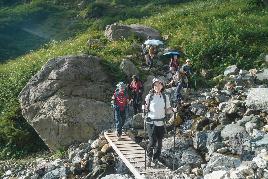 白馬鑓温泉小屋 → 猿倉登山口 → 長野車站