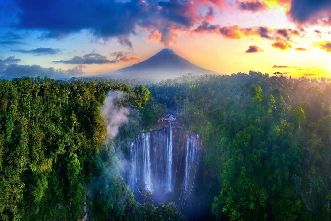 泗水 → Sewu 瀑布 → 布羅莫地區